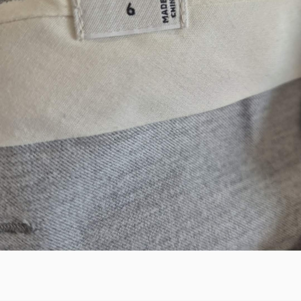 Babaton Light Gray Women's Trousers - Picture 6 of 8